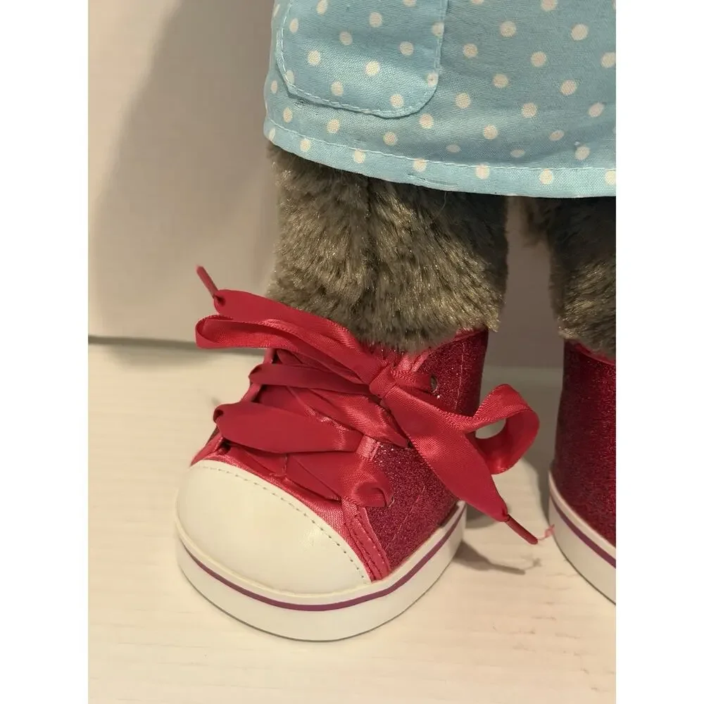 Violet The Gray Wolf, Build A Bear Great Wolf Lodge Plush 16